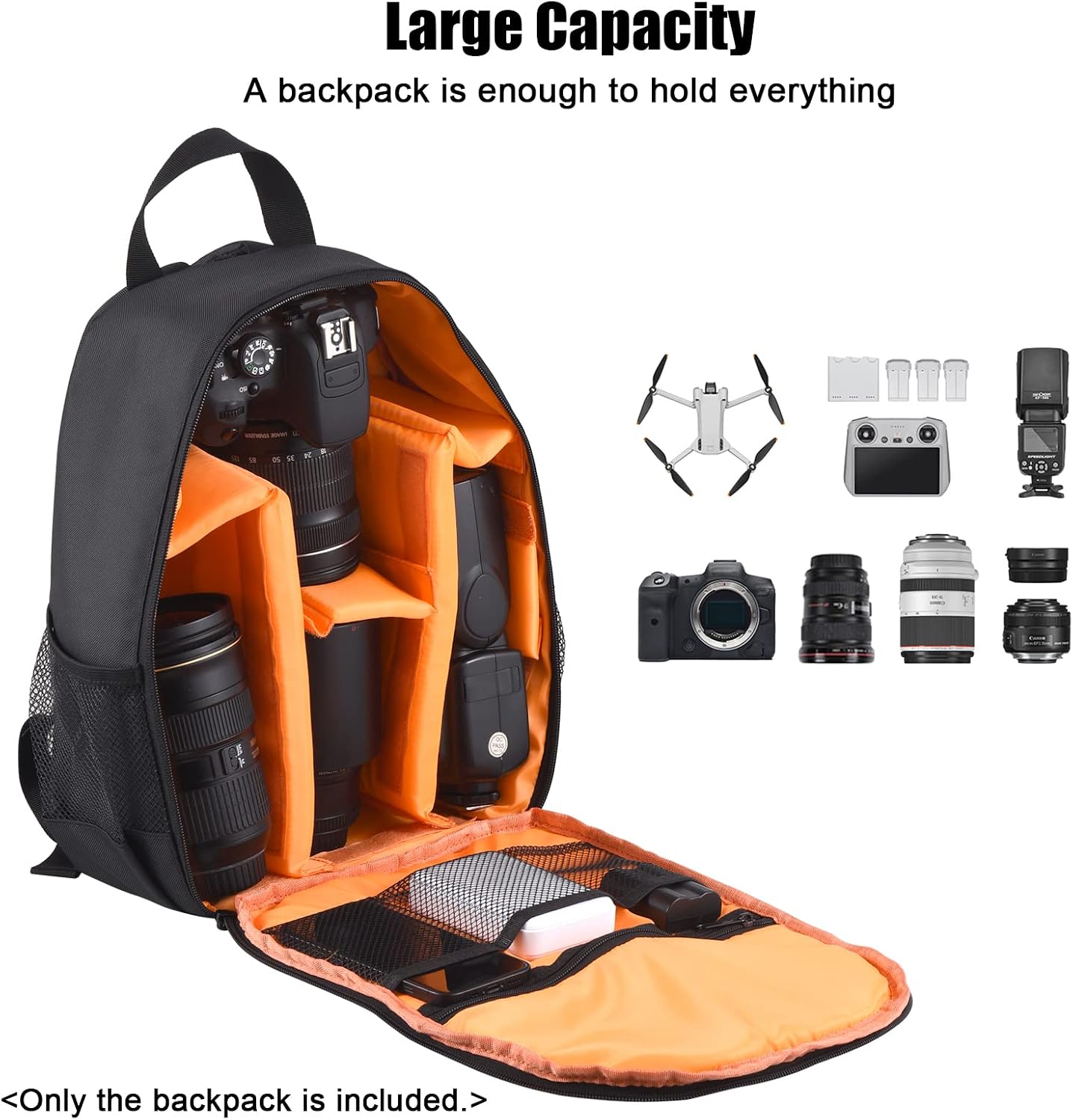 Backpack Andoer Small Camera Outdoor Camera Bag Water-resistant Shock-proof Camera Case Replacement