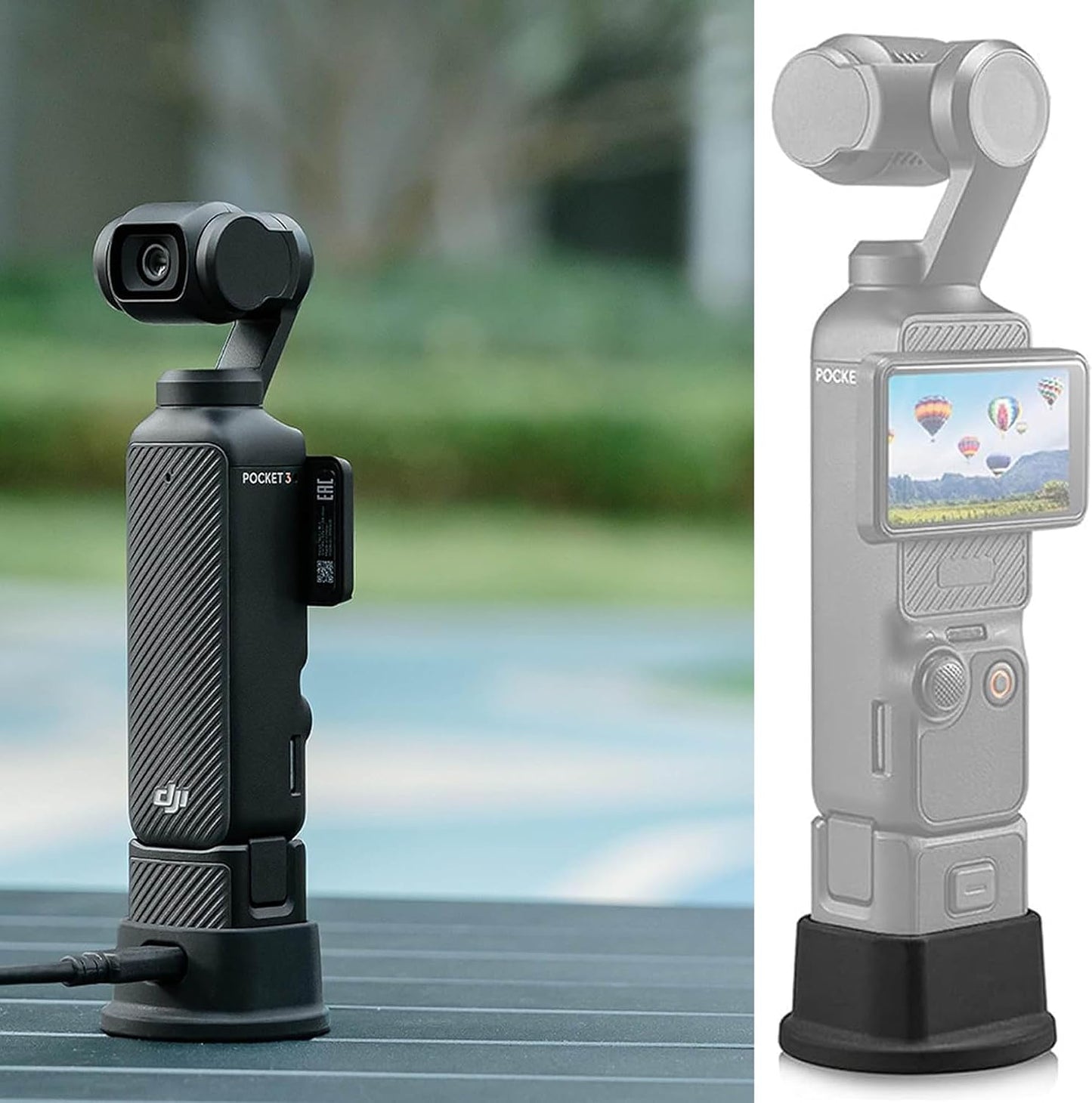 Little Syohe 3, 3 Silicone Non-Slip Desktop Mount Stand for DJI Osmo Pocket Lightweight and Compact OSMO Pocket