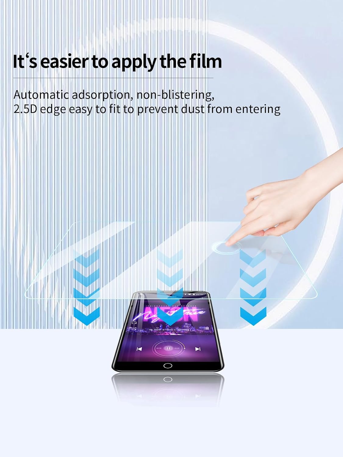 UYRUREL M303 MP3 4.0" 3 Pack. Screen Protector for Oilsky Pro Player IPS Touch Screen Android Player, High-definition