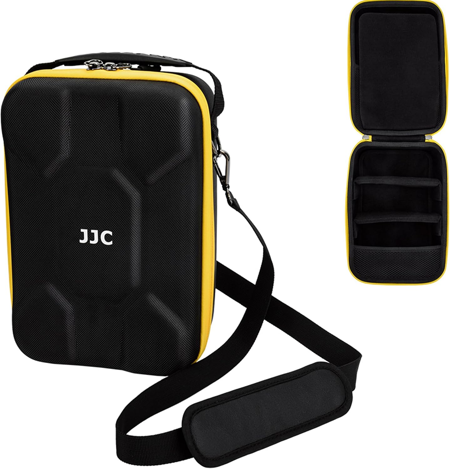 2 Hard Shell EVA Camera Case With Removable Dividers,Waterproof Camera & Lens Storage Carrying Bag for Canon Nikon Sony
