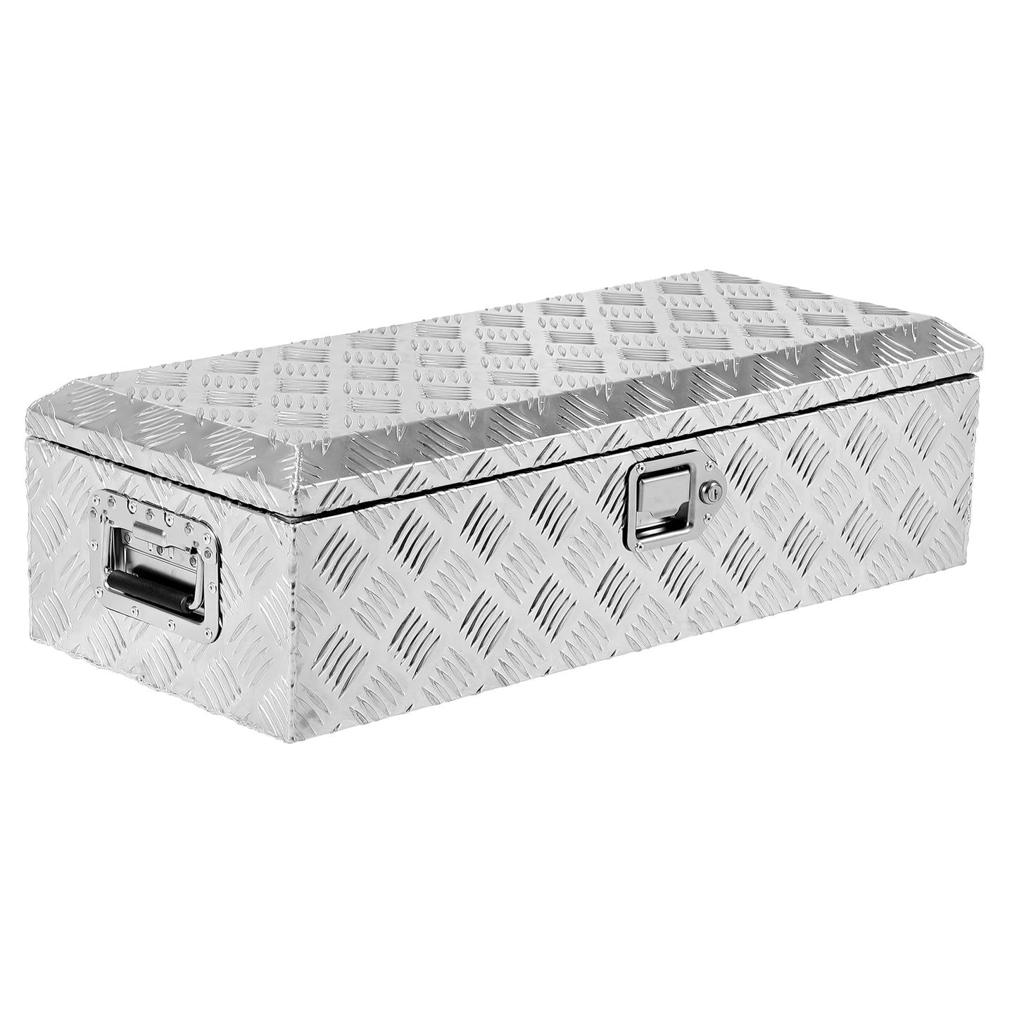39 Inch Truck Tool Box Aluminum Heavy Duty Trailer Tool Box for Pickup Truck Bed, RV Toolbox