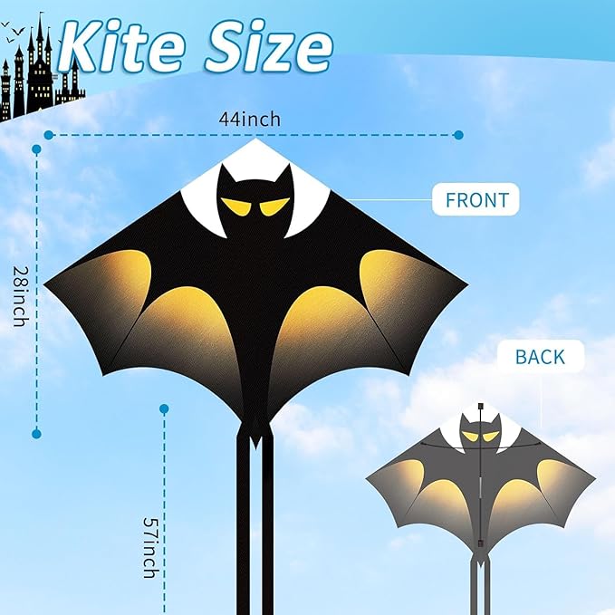 YongnKids Kite for Kids Age 4-8 8-12, Large Kites for Boys Adults Easy to Fly & Assemble, with 328ft String,Perfect for Beach Trip Park Family Activities Outdoor Games