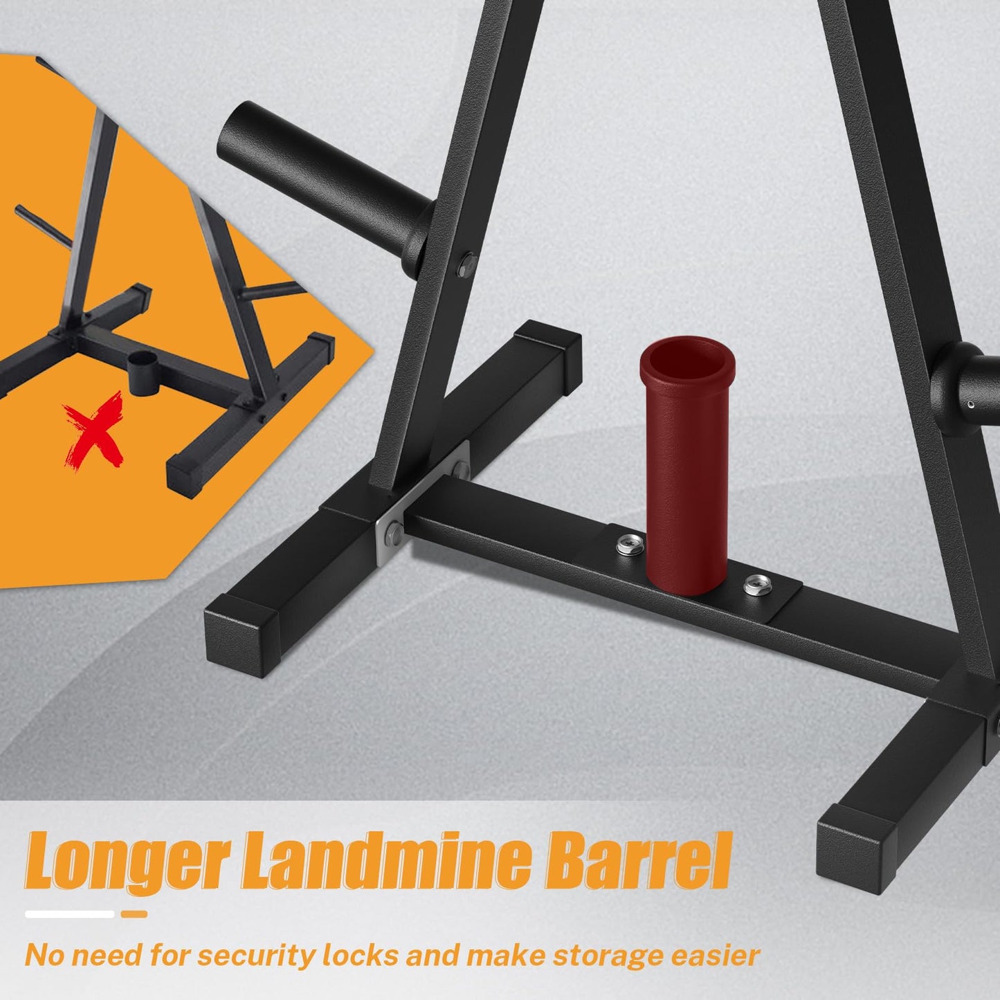 Weight Plate Rack, Bongkim Weight Tree and Weight Rack for Plates, Weight Holder for 2 inch Olympic Weight Plate, Weight Plate Storage for Home Gym