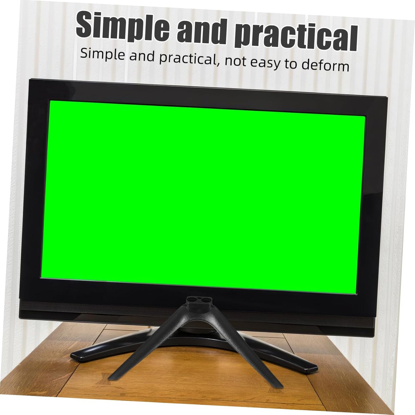 Alipis 1 Set No Drill Television Stand Bracket Sturdy Tabletop Base for Tvs Monitors Projectors Easy Installation