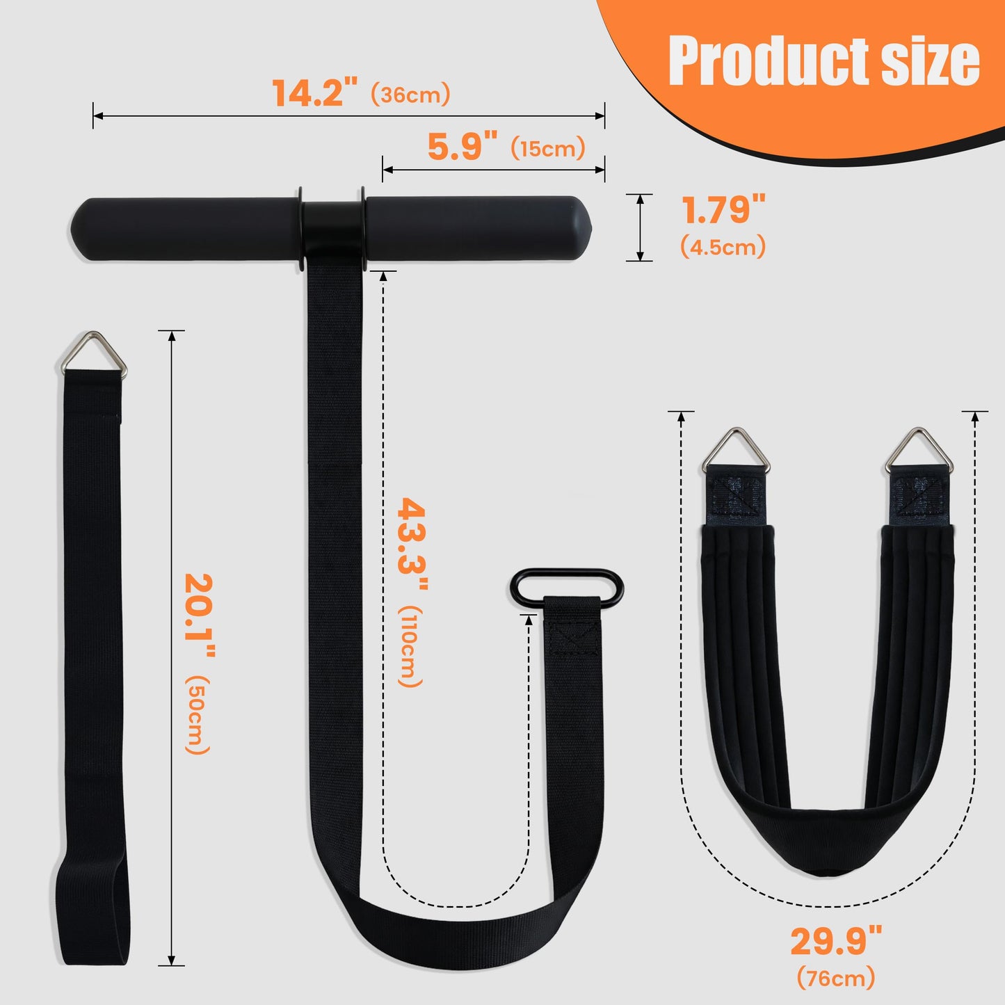 Wrist Roller Forearm Strengthener with Wrist Strap, Thick Carbon Steel Forearm Exerciser Grip Strength Trainer, 300 LB Nylon Webbing for Single-Arm Pull Training, Home Gym Wrist Trainer