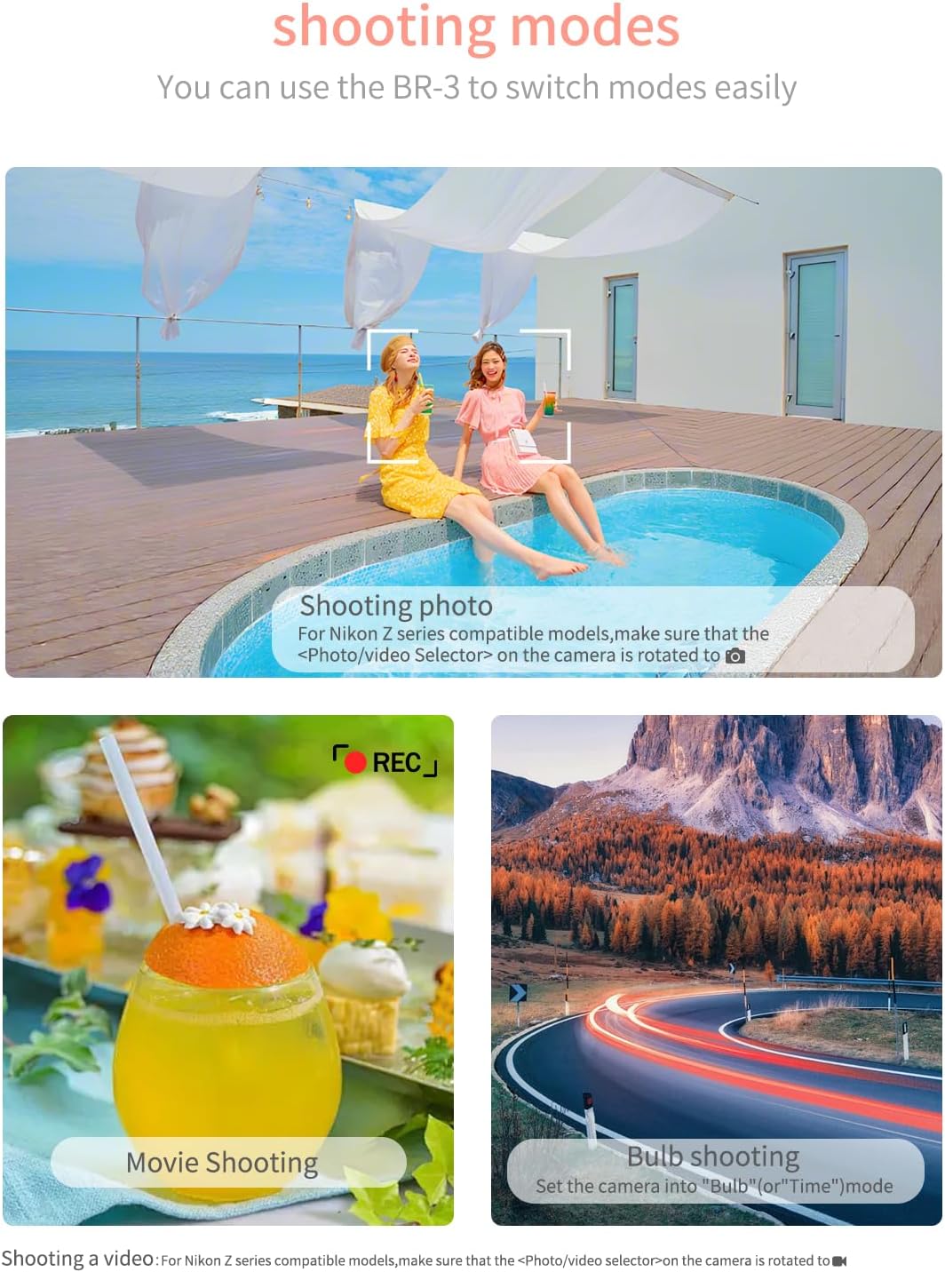 Hanpusen Z6lll, Z30, Z50, Z50ll, Zf,Z6II,Z7II,B600,P1000,P950Replaces ML-L7 Rechargeable Camera Remote Control