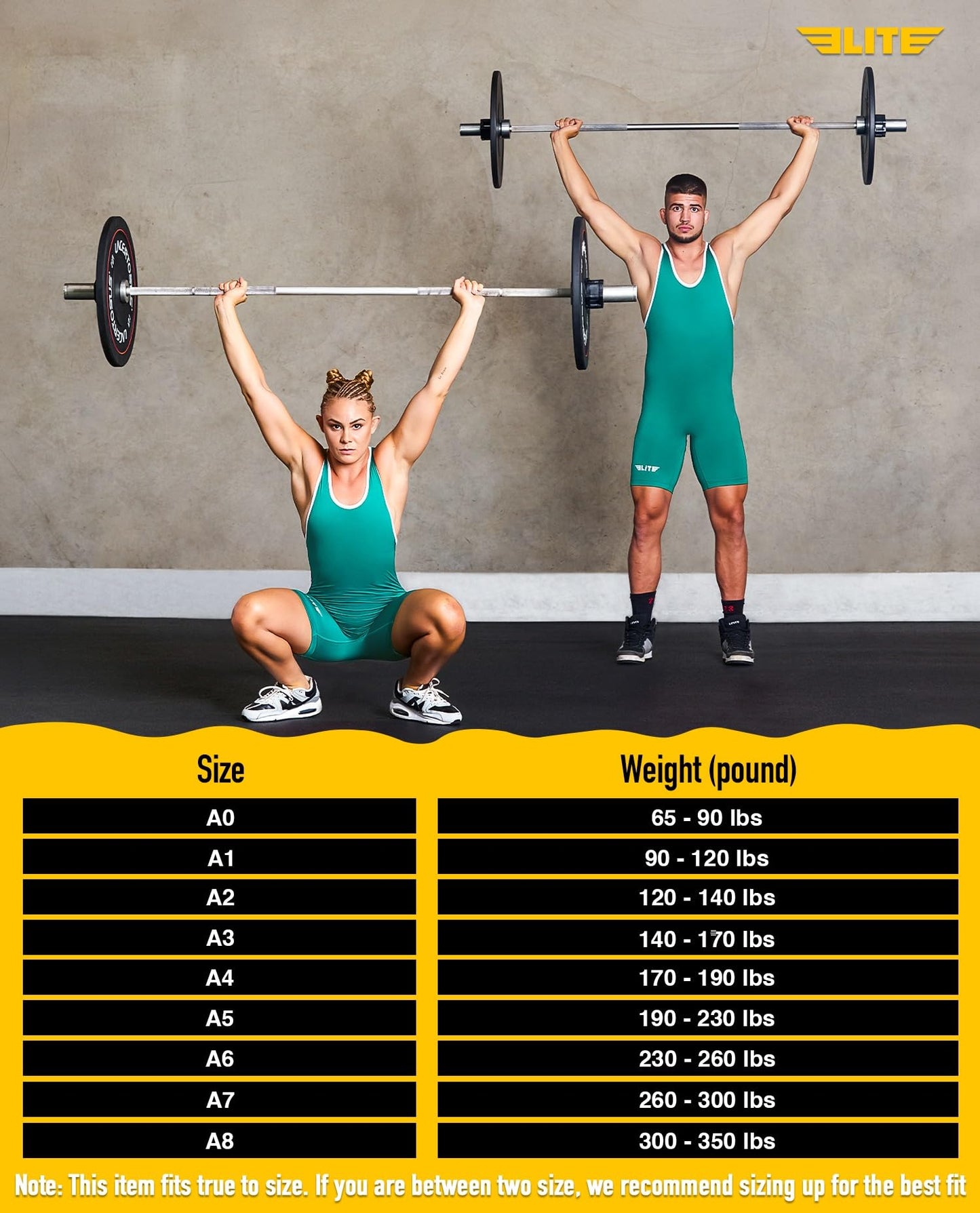 Elite Sports Men's Wrestling Singlet - Compression Powerlifting & Wrestling Uniform for MMA, BJJ, Grappling, Weightlifting