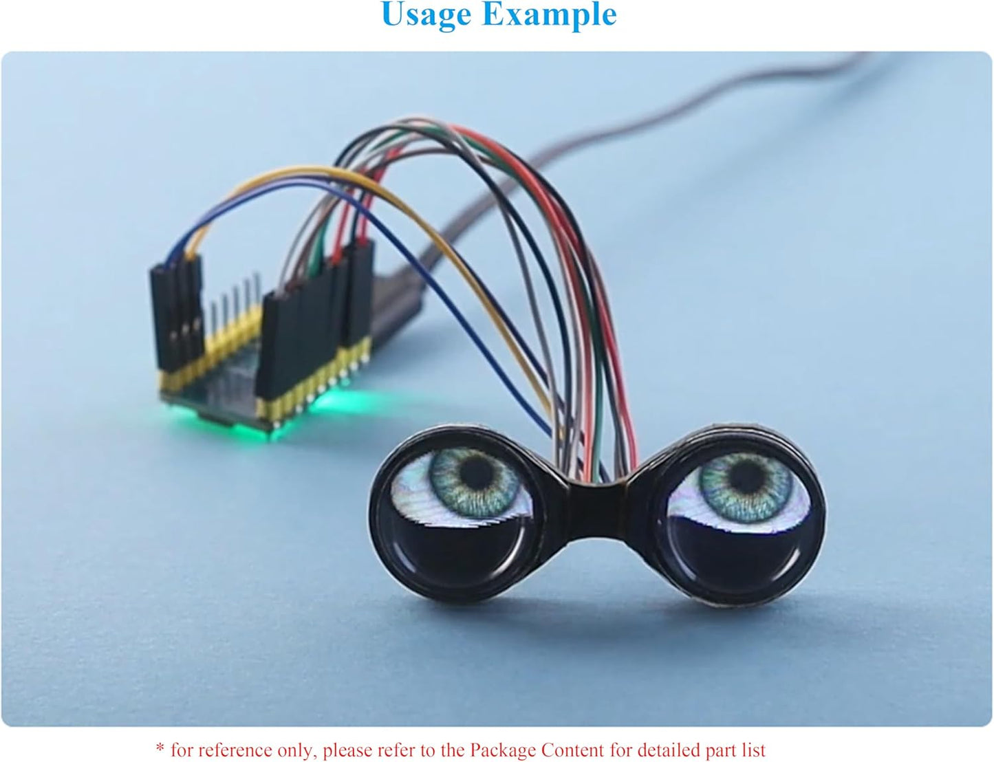 UeeKKoo 0.71inch ESP32 160x160 65K Double Eye Round LCD Display Module Compatible with Raspberry Pi Pico/Pico W, /