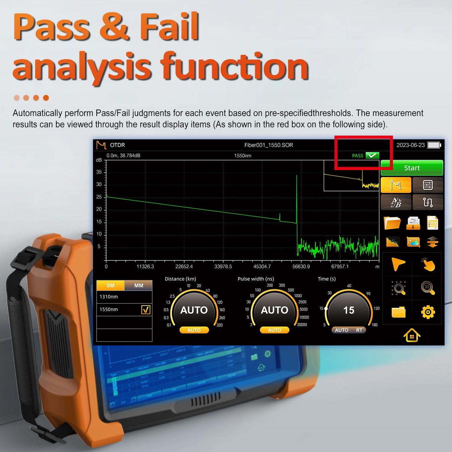 KomShine FX39 Six Motor Fiber Fusion Splicer Core Alignment Splicing Machine, Touch Screen 7" Inch OTDR Tester SM 1310/1550nm 32/30dB Built in OPM, OLS, RJ45, WiFi