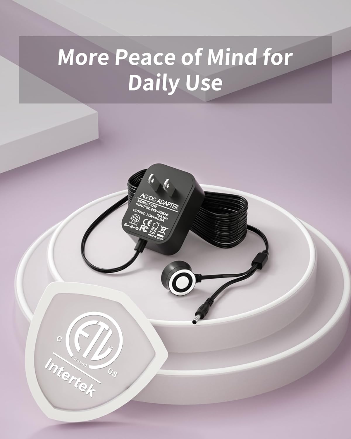 Shark Charger - Magnetic Charger for VM252, VM252C, QM250 Cordless Hard Floor Vacuum Mop