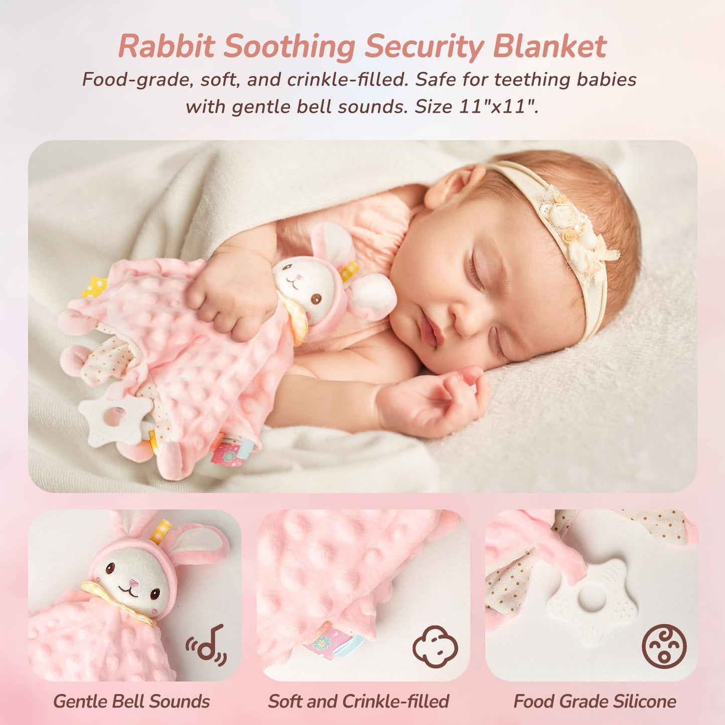 Strawberry Fairy 10 PCS Baby Gift Set - Adorable Newborn Essentials for Girls | Perfect Gender Reveal Basket