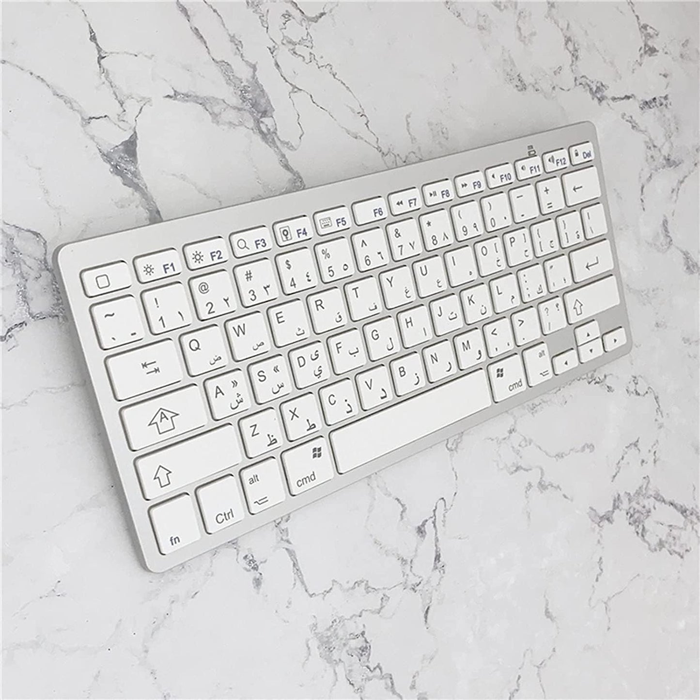JPYXKM Wireless Arabic Keyboard, Minority Language Ultra Thin Lightweight Silent Bluetooth Keyboards
