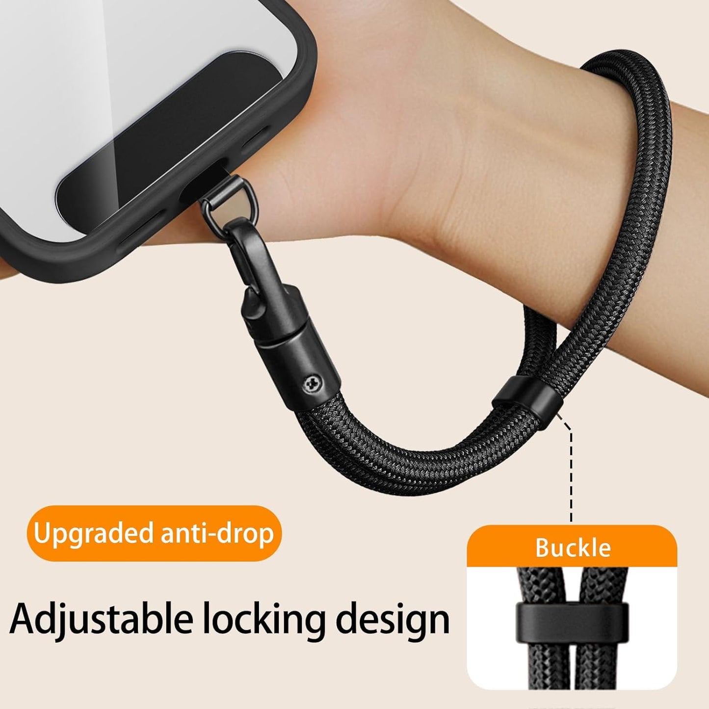 2 Pack 360 Phone Wrist Strap, Wrist lanyard for iPhone Case Camera, Anti Theft Phone Strap Lanyard with Rotating Hook