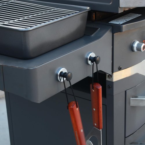 15.5" x 11" Rectangular Melting Dome/Basting Cover/Grill Prep Tray with Nonstick Coating Set of 2, Griddle Warming Rack, Flat Top Grill Accessories Kit for Indoor & Outdoor Cooking, Dishwasher Safe