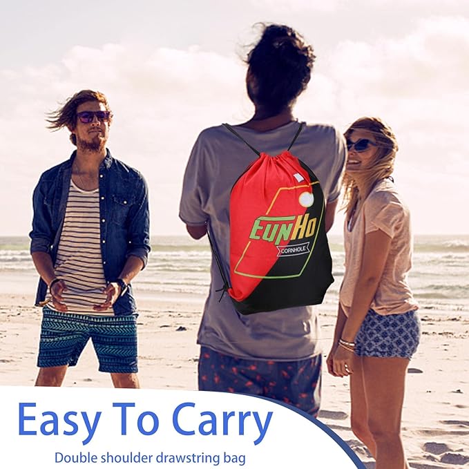 EunHo Dual Sided Cornhole Bags Regulation Set of 8 Professional Cornhole Bean Bags Slick and Stick for Tossing Game-All Weather