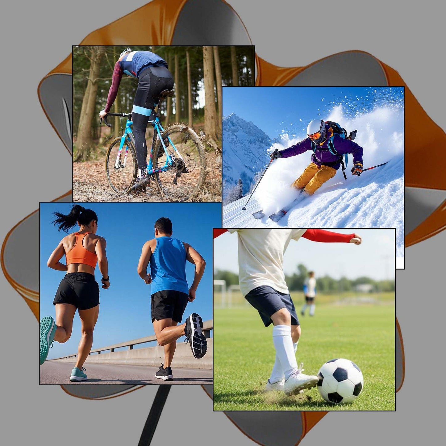 GRSECPO Running Speed Training, 56 inch Speed Drills Resistance Parachute Running Sprint Chute Soccer Football Sport Speed Training (Black)