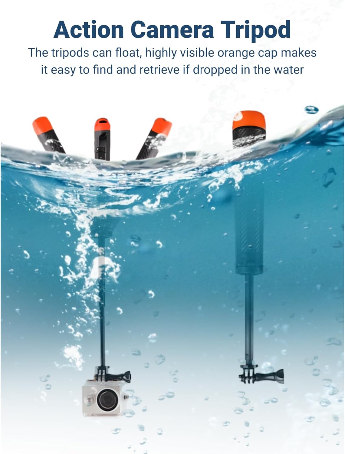 ciciglow 4 1 5 4/3, X4 X3, 2, in Floating Selfie Stick, Hand Grip Tripod for Action Pro for for Ace Pro Water Proof