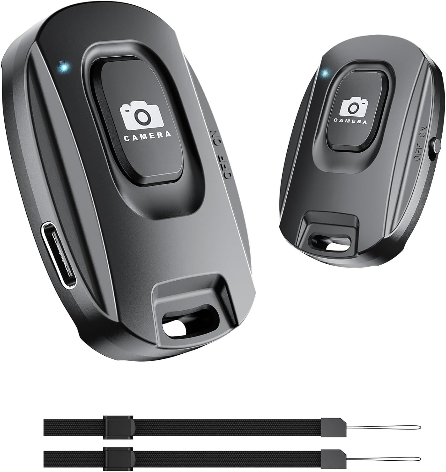 Voinap 2 Pack Wireless Remote Shutter for iPhone Camera,Bluetooth Camera Phone Remote Control for Photos