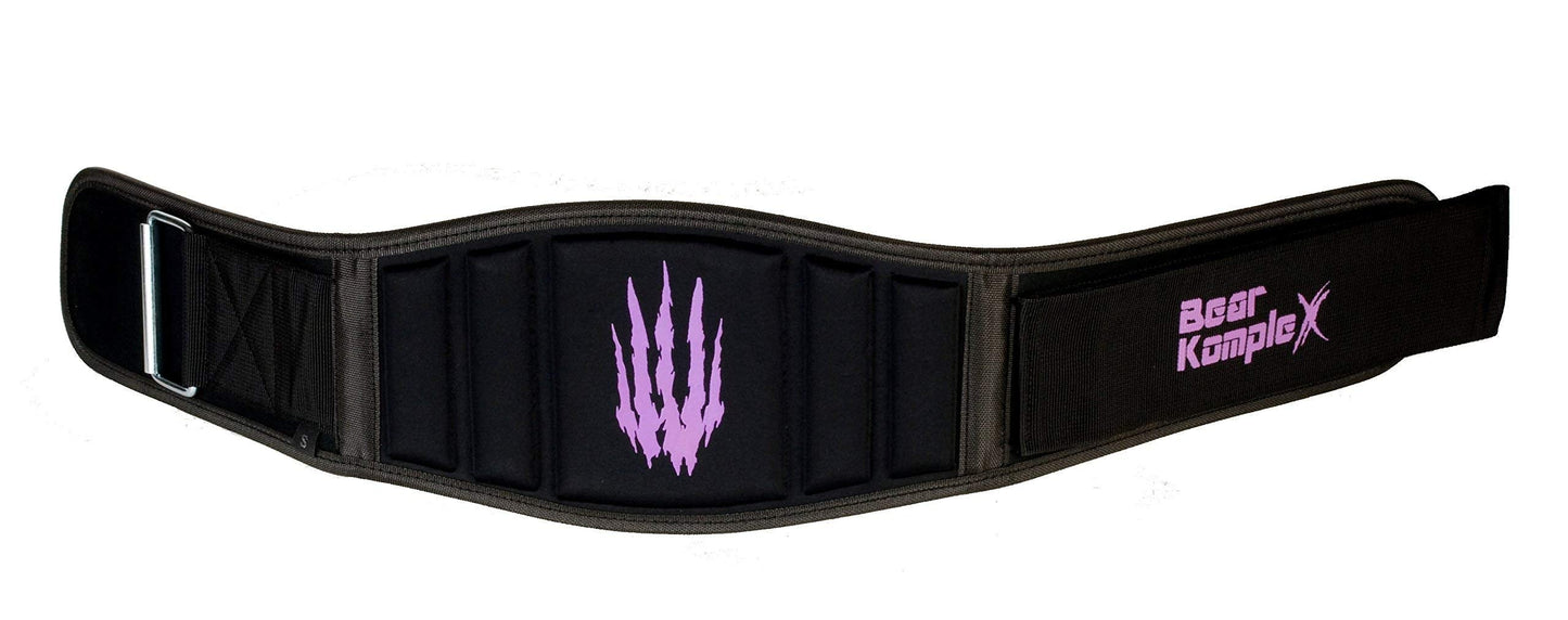 Bear KompleX Weight Lifting Belt for Men & Women - 6" Adjustable, Comfortable & Low Profile Heavy Duty Belt for Powerlifting, Cross Training, Squats & Deadlifts