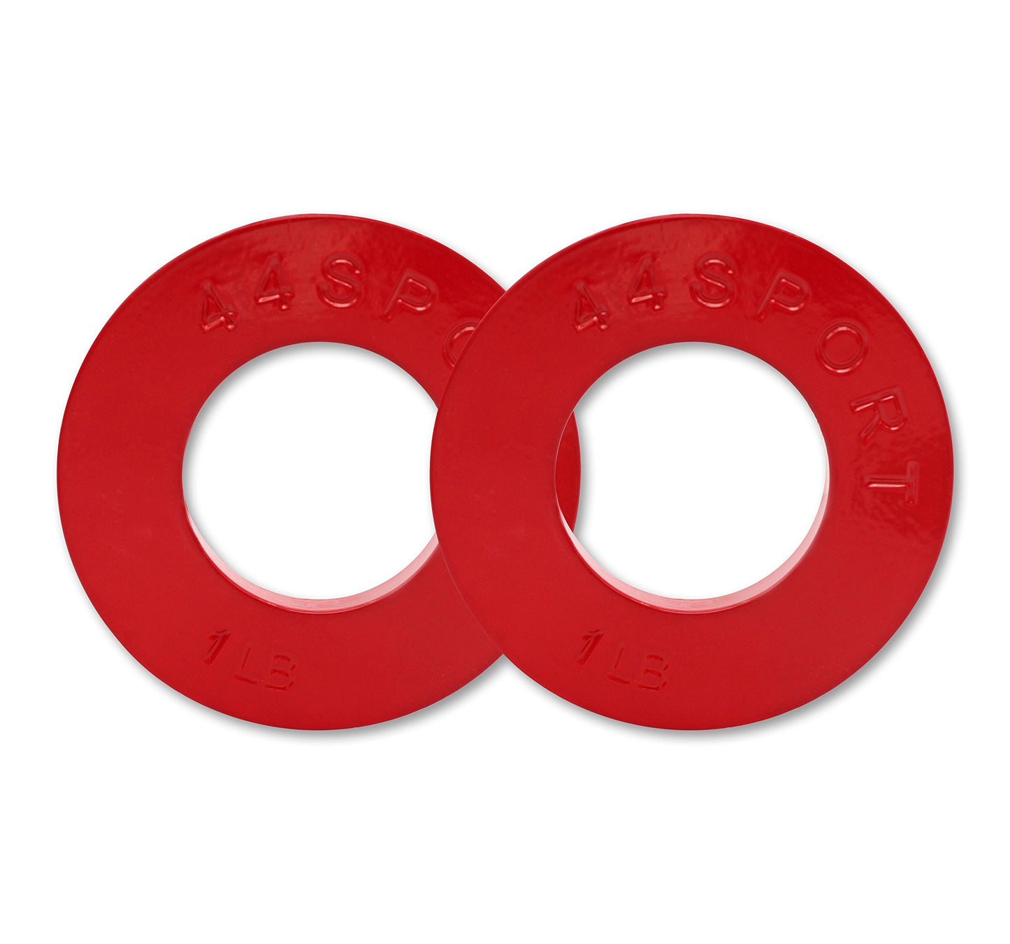 44LLC 44SPORT Olympic Fractional Plates -Pair of 1/4, 1/2, 3/4, 1 lb Weights (8 Plates. Total Weight: 5lbs)