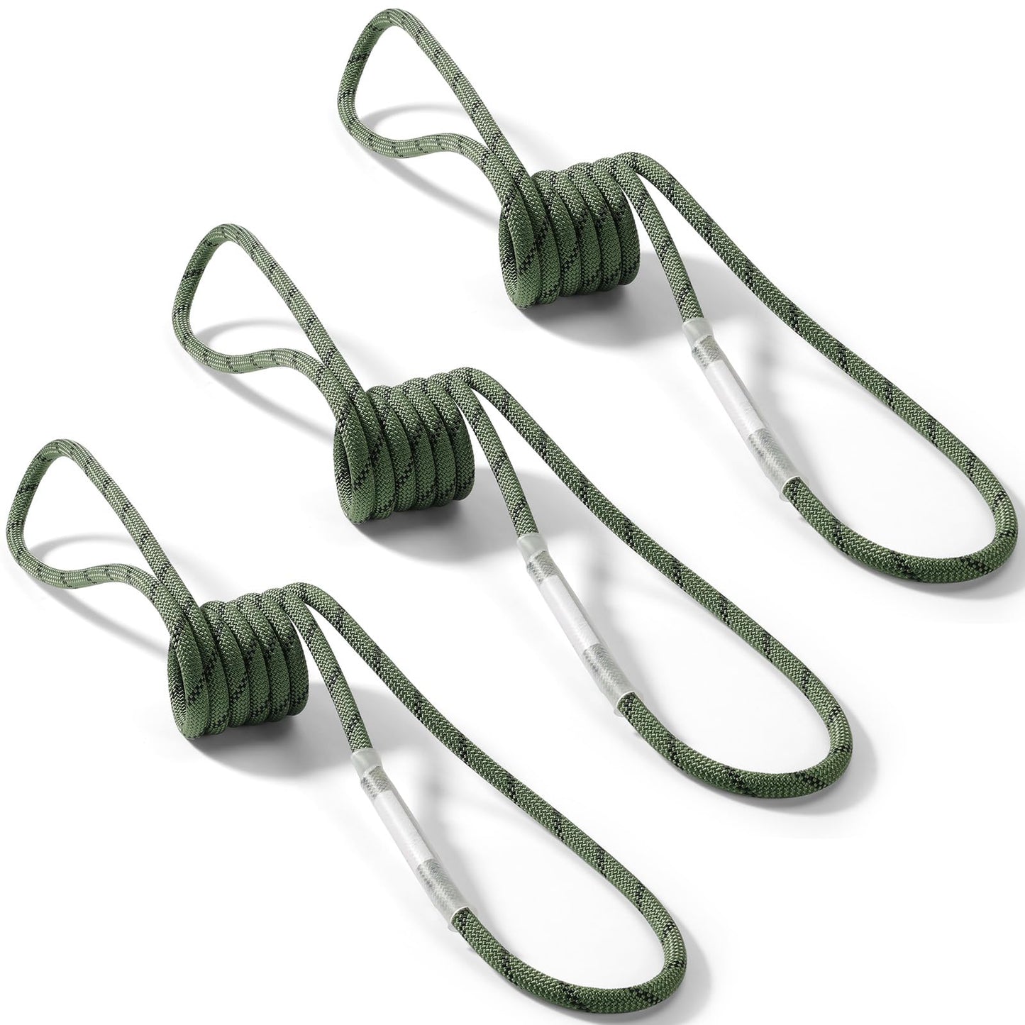 10mm Nylon Prusik Cord, Pre-Sewn 47in(120cm) Prusik Loop, 22KN / 4950lbs MBS High Strength Friction Cord for Rock Climbing, Arborist Tree Work, Rescue, Rappelling and Aerial Operations