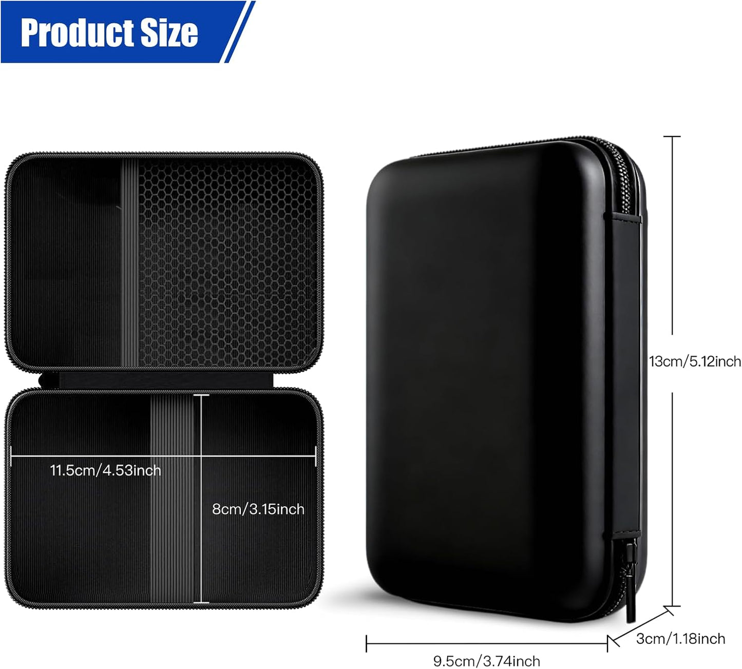ZBORH MP3 MP4 MP3 4.02 inch MP3 4.02 inch, MP3 Player Case for Player, for Full Screen Touch Music Player and Other