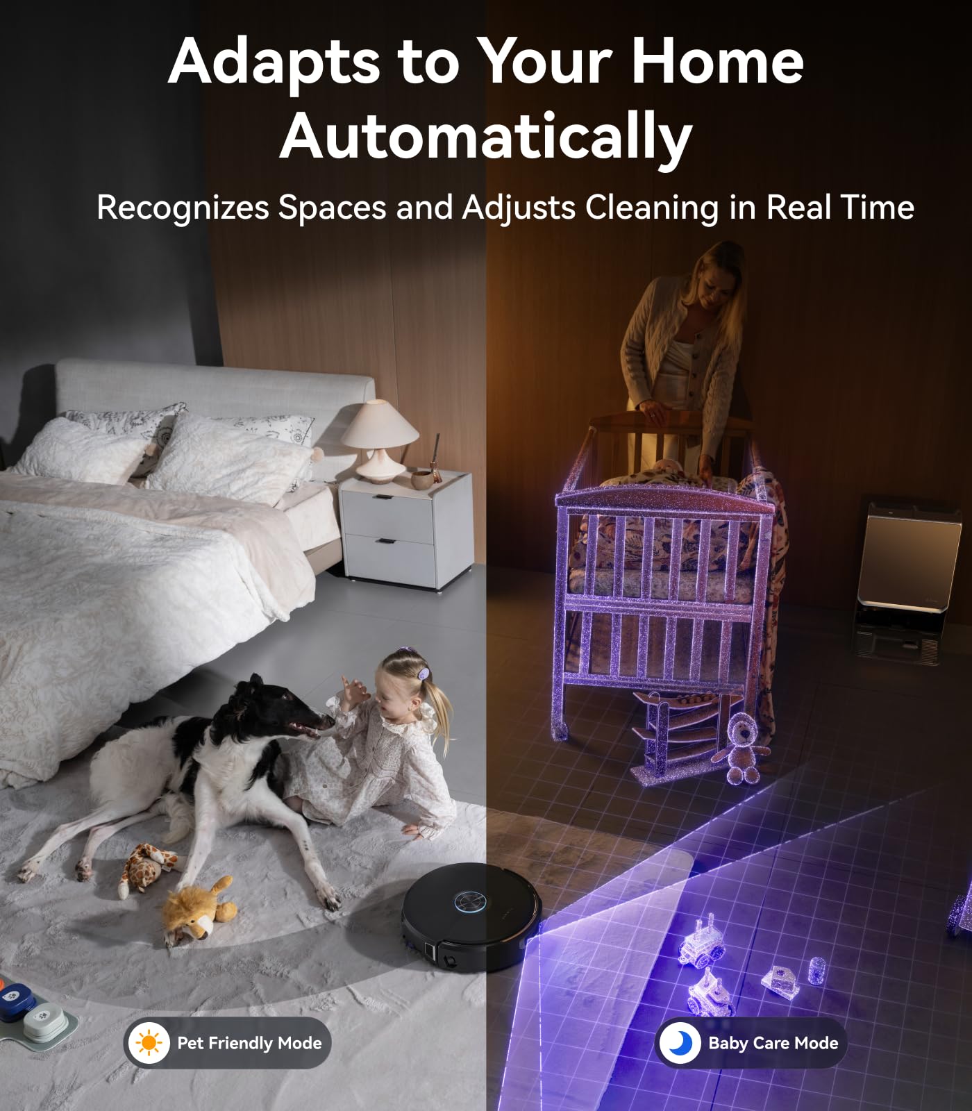 NARWAL Flow 2 Robot Vacuum and Mop Combo, 31,000Pa Suction, FlowWash Self-Cleaning Mop, AI Object Recognition, Self-Emptying & Refilling, 212℉ Hot Water Mop Washing & Drying, Tangle-Free Design