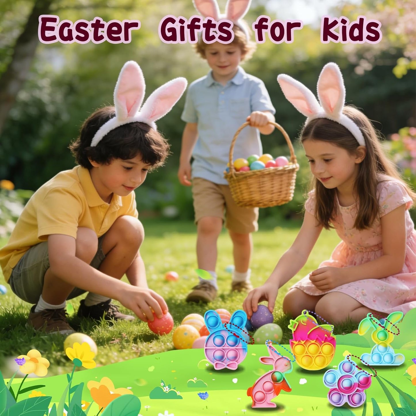 Skiennix 84-Piece Easter Party Favors - Fun Egg Fillers & Fidget Toys for Kids & Adults | Ideal for Goodie Bags