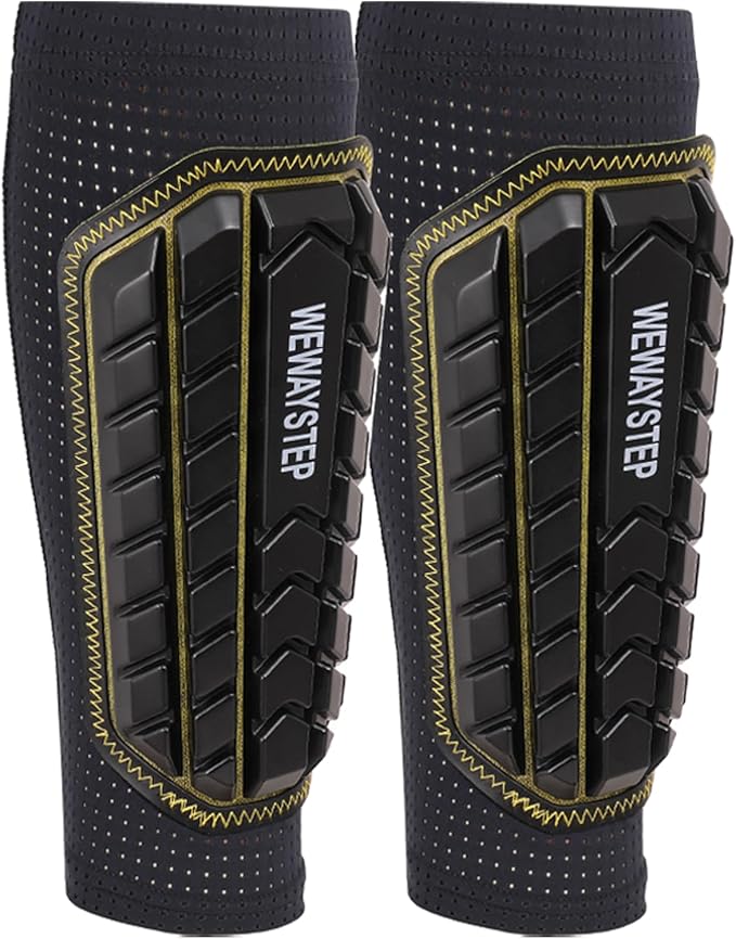 Shin Guards Soccer Kids Youth, Adult Shin Guards with Honeycomb Padding，Breathable & Anti-Slip Calf Compression Sleeves