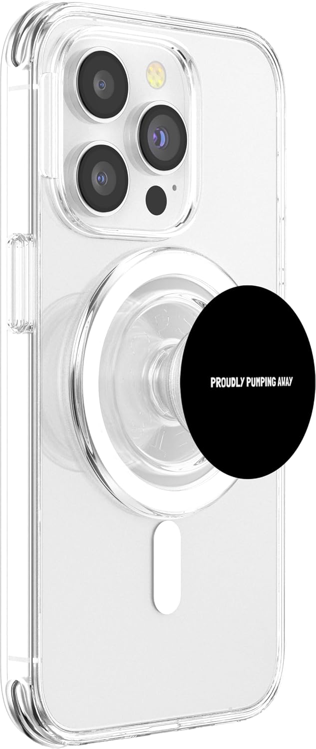 Breastfeeding Supplements And Newborn Essentials Proudly Pumping Away - Breastfeeding - Breast Pump Quotes PopSockets