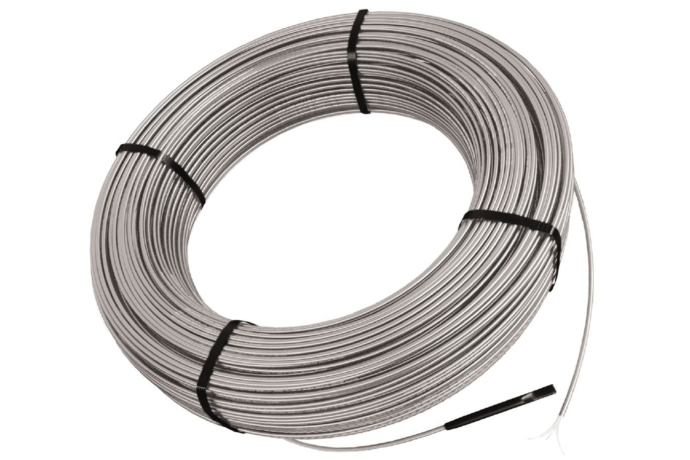 Schluter Ditra-Heat-E-HK Electric Floor Heating Cable Kit with Temperature Sensors - Ideal for Interior Tile Floors - Minimal EMF, Twisted Pair Cables, 240V, 211.6 Feet - DHEHK24064