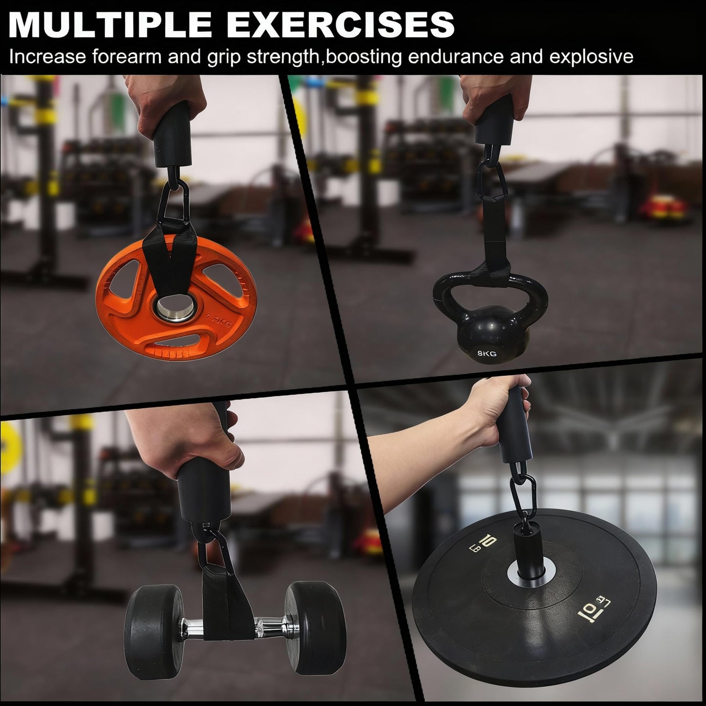 Lights Mountain Steel Cannonball Pull Up Grips Rock Climbing Holds Set Pull Up Ball Hold Grips with Hanging Strap Strong Carabiners Finger Strengthener, Forearm, Biceps, Back Muscles Training