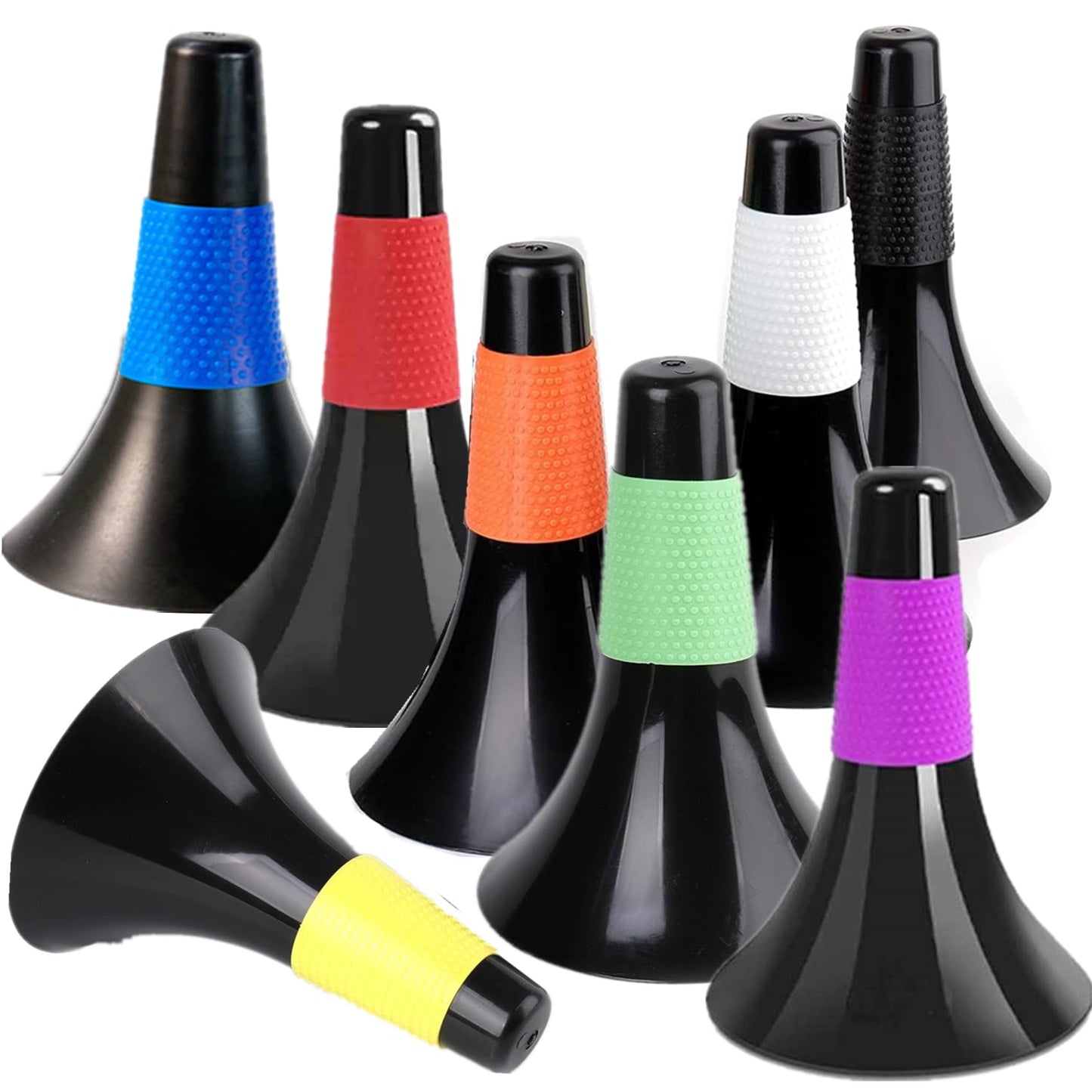HningBuyox 8 Pack Training Sport Cone, 9 Inch Agility Marker Cones, Basketball Training Cones for Soccer Football, Field Markers Speed Grab Drills and Training