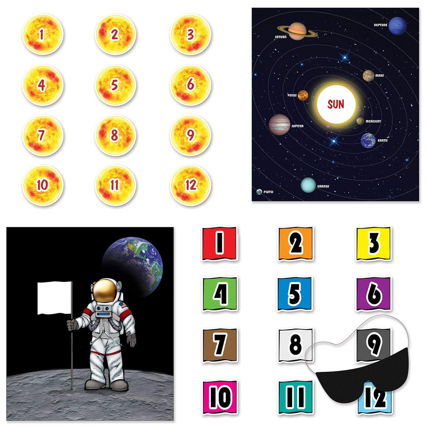 Space Party Games - 2 Pcs