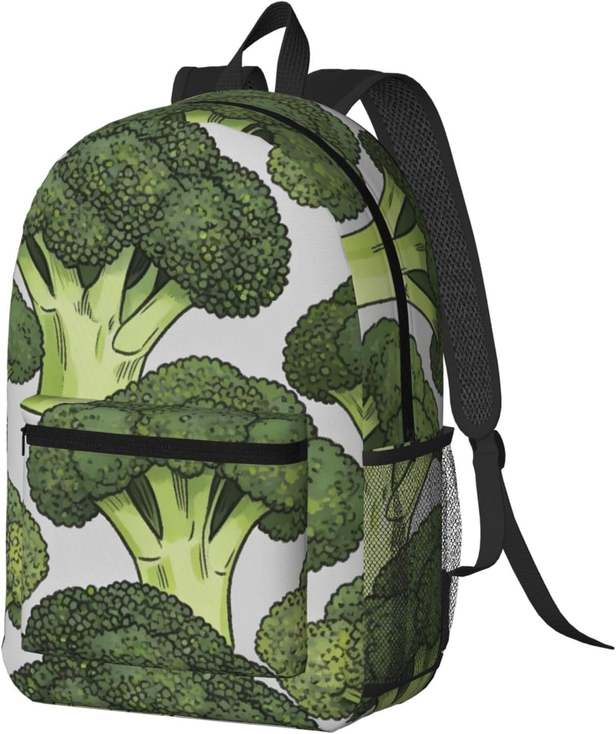 Zelinge Backpack Backpacks 17 Inches Cartoon Broccoli Travel For Men Women Travel Laptop Bag Tall