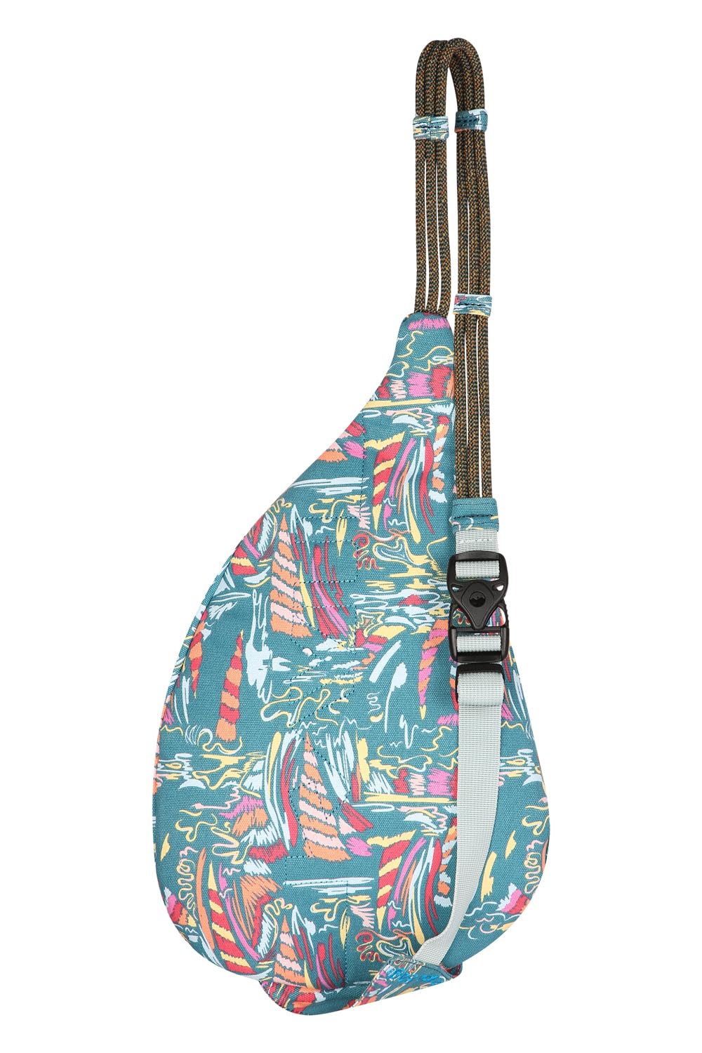KAVU Mini Rope Bag Cotton Crossbody Sling - Sail Dreams