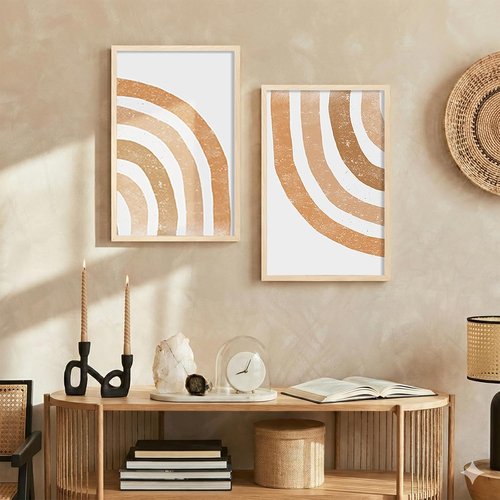 LaVie Home 11x17 Oak Picture Frame - HD Plexiglass Display for Vertical/Horizontal Use | Classic Collection