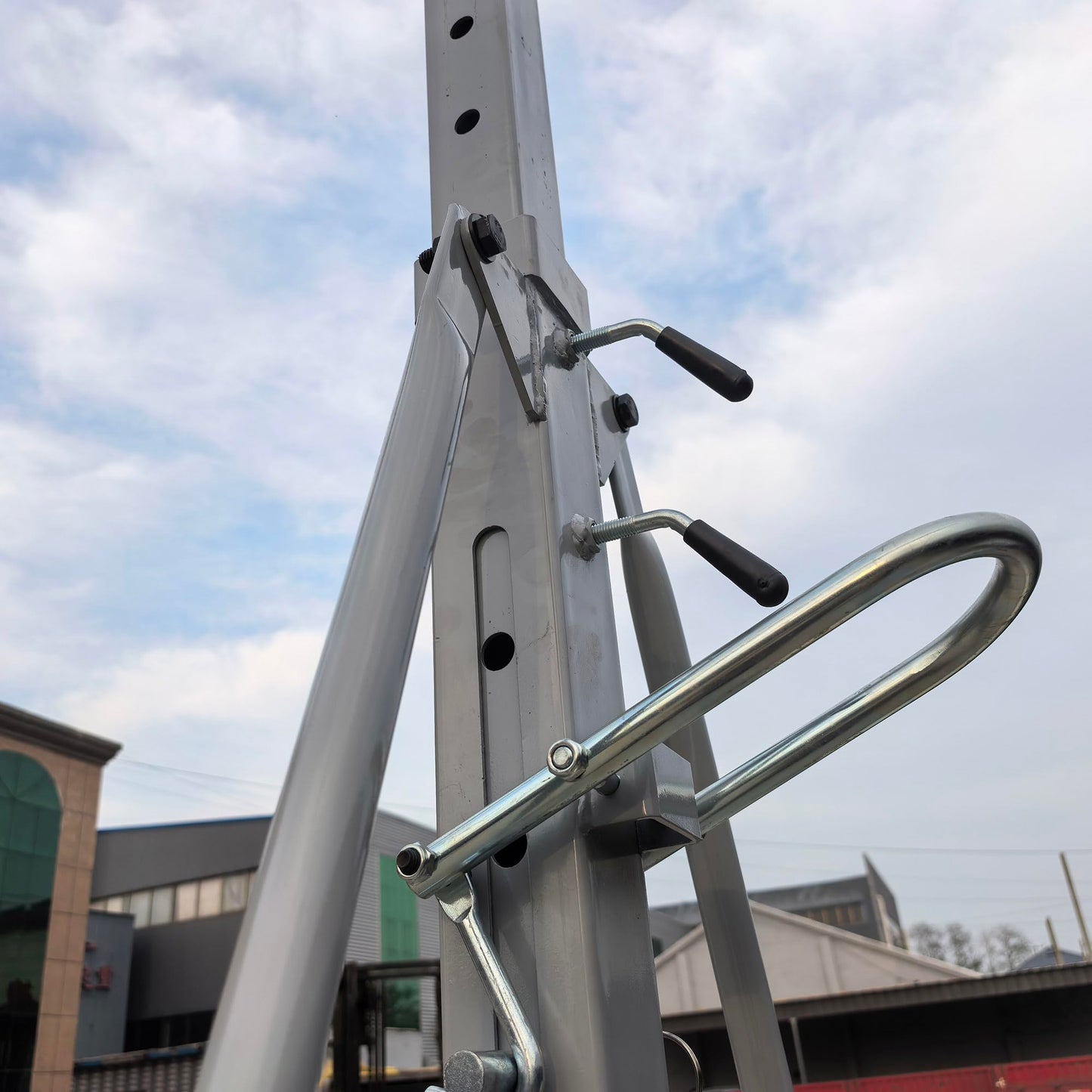 Extra-Large Size Adjustable Gantry Crane 4000 LB, Width 10.5 FT, Height Adjustable 9.84 FT~ 10 FT~ 12 FT ~ 13.78 FT, Portable Crane 2T with Chain Hoist, Trolley and Rigging Kit (4000 LBS)