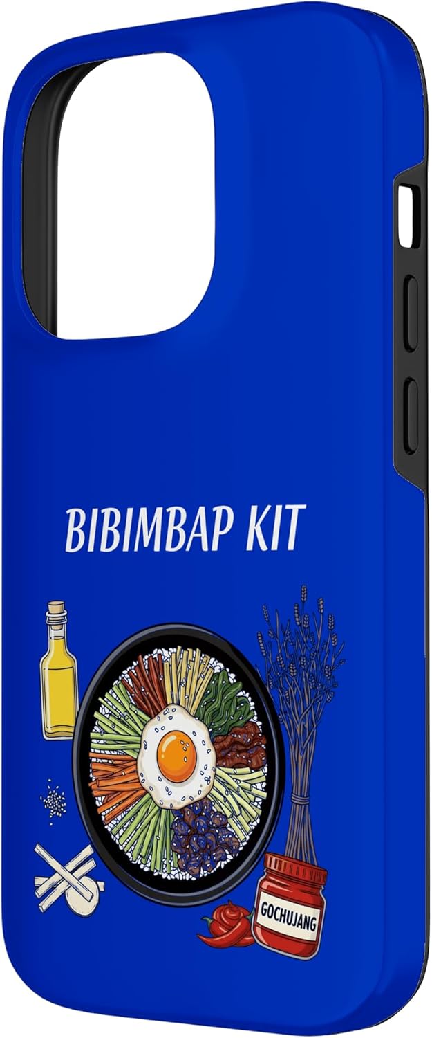 Cultural Food Kits for Asian Food Cultures T-Shirt 14 Bibimbap Kit Food Korean Cuisine Culinary Art Case for iPhone Pro