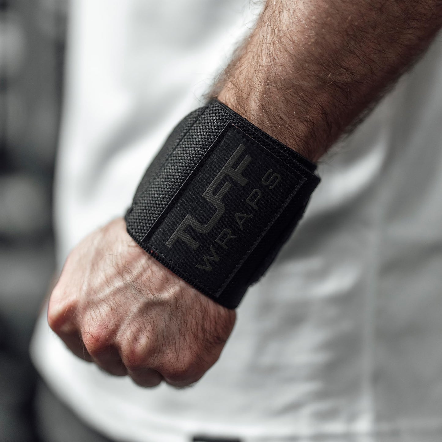 TuffWraps 16" Wrist Straps for Gym - No Thumb Loops - Powerlifting, Weightlifting, and Bench Press Support - Durable Wrist Straps Gym Accessory for Enhanced Wrist Support