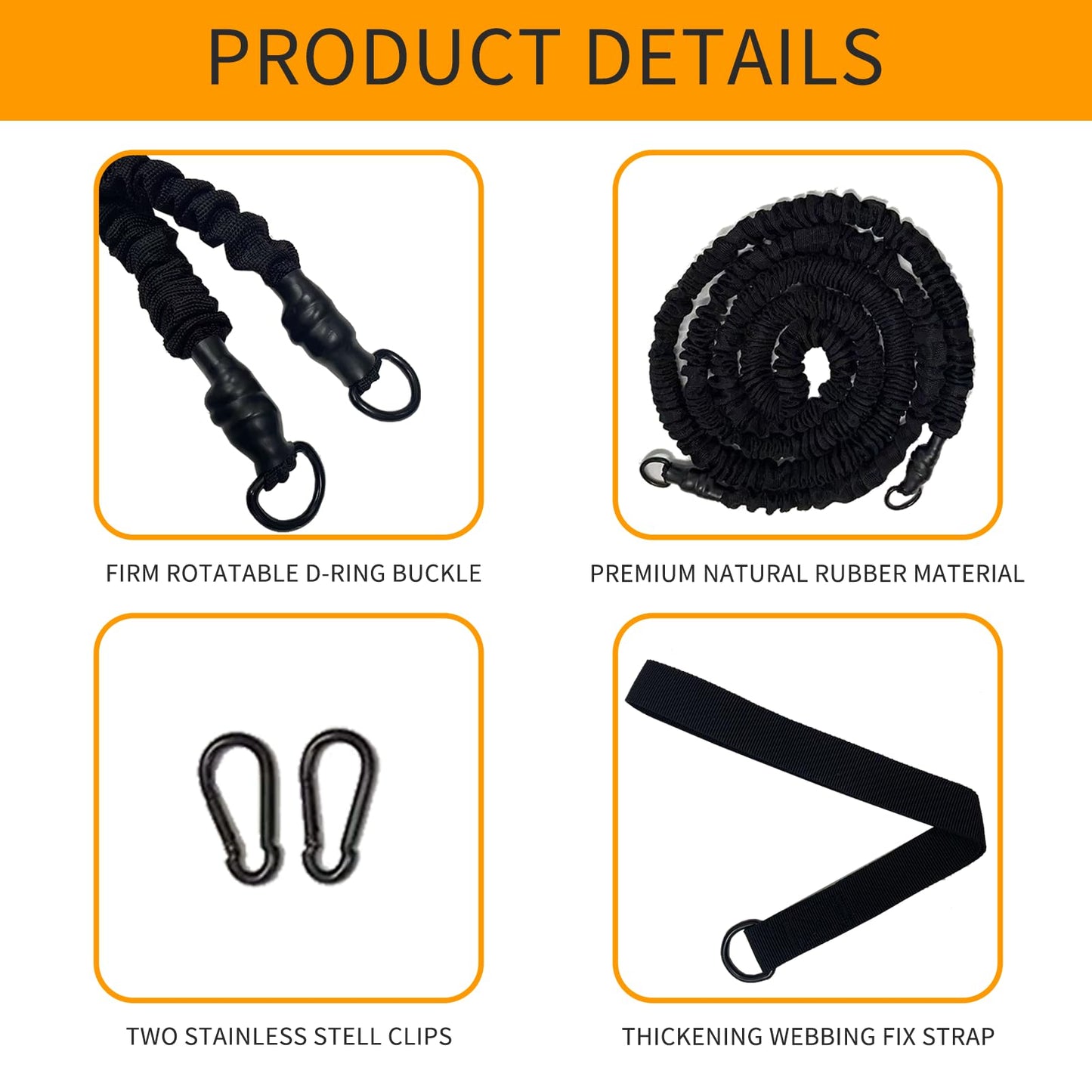 Ycendelion Swim Training Equipment, Pool Tether Aquatic Belt Exercise Resistance Band for Men and Women Improve Strength Power Agility