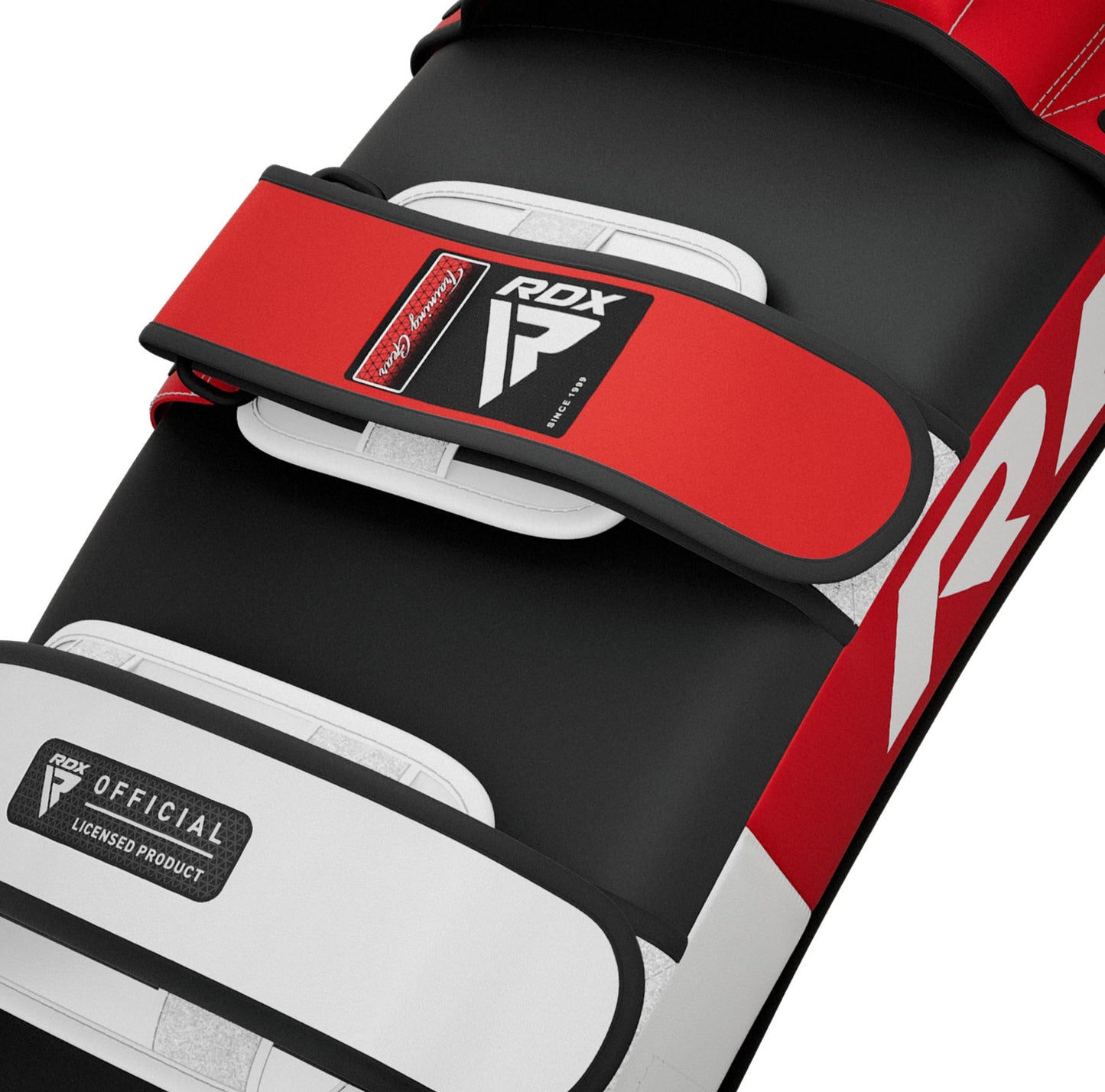 RDX Muay Thai Pad for Training, Curved Kickboxing Kicking Strike Shield, Coaching Kick Boxing, MMA, Martial Arts, Karate, Taekwondo, Punching, Foot, Knee and Elbow Target (One Pad Only)