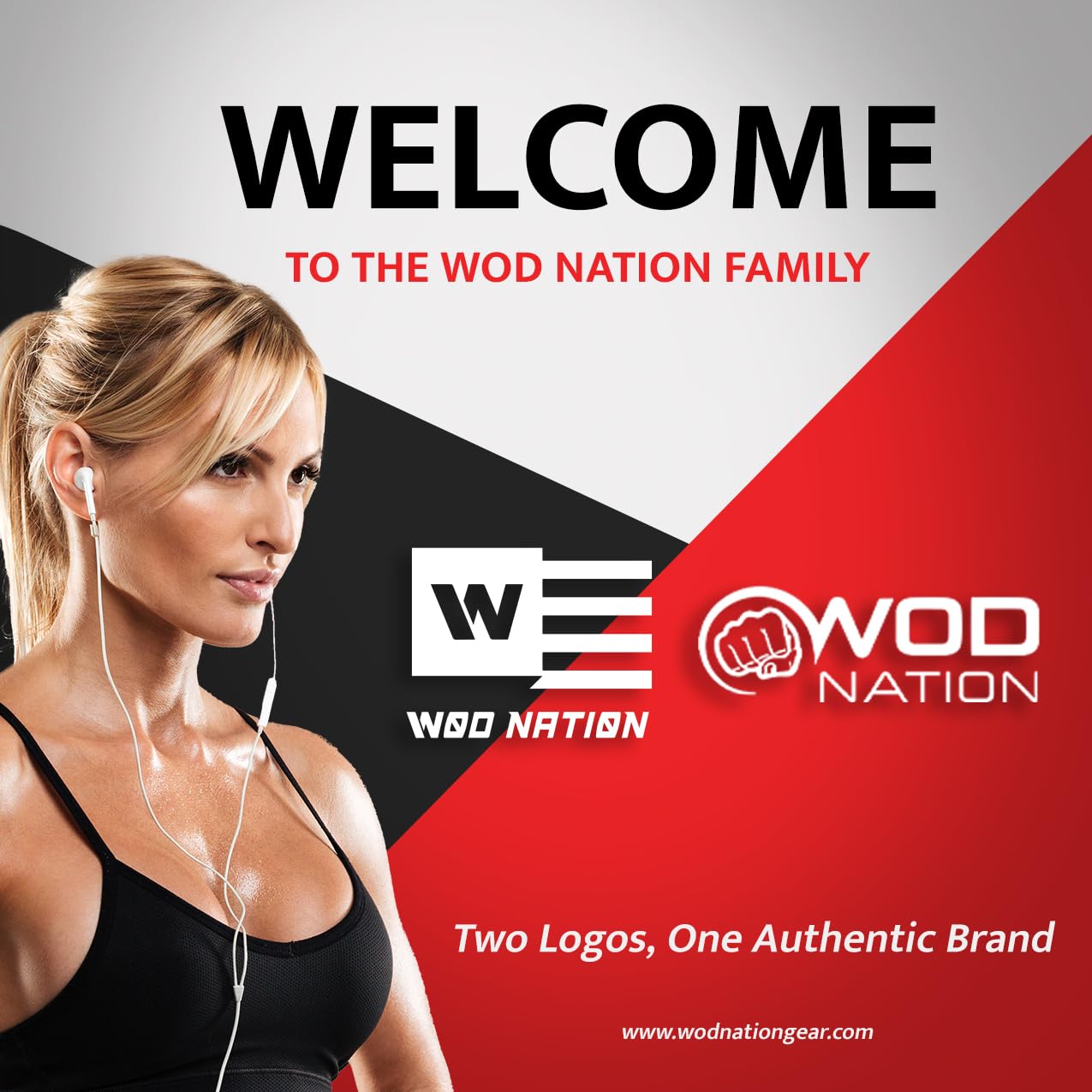 WOD Nation Speed Cable Jump Rope - Adjustable Speed Rope for Double Unders - Skipping Cord for Cardio & Boxing - 11 ft Cable, 2.2/3.3 mm, Red Alloy Steel