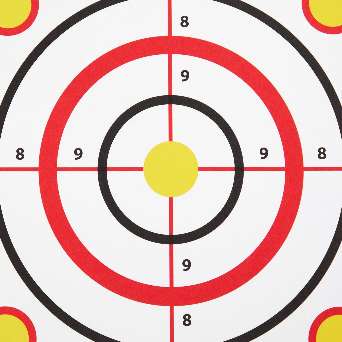 Juvale Paper Shooting Targets - High-Visibility Bullseye for Archery Accessories - Indoor & Outdoor Use with Paper Targets - Versatile Shooting Accessories - 11 x 11 in - Pack of 50