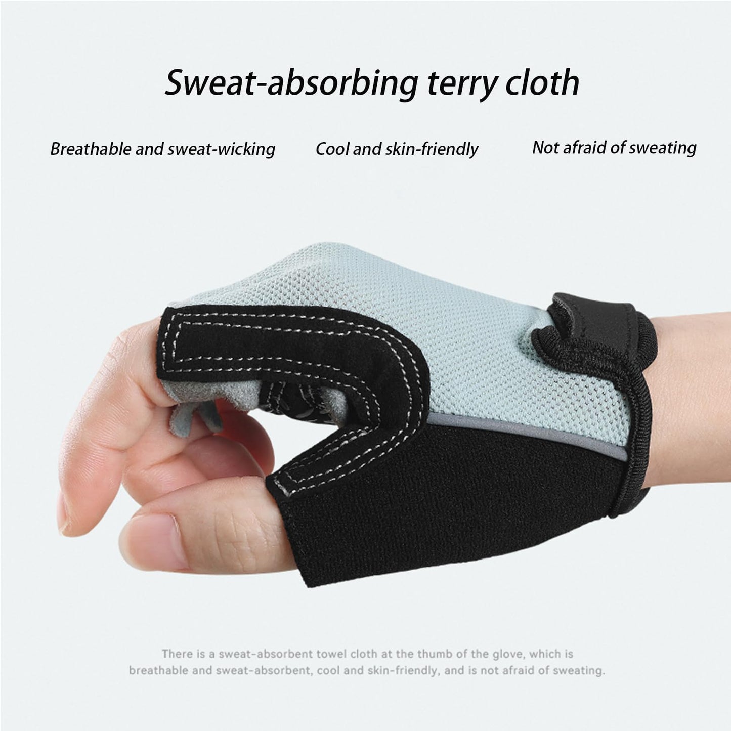 Workout Gloves for Women, Fingerless Weight Lifting Gloves with Full Genuine Suede Palm, Enhanced Grip, Full Palm Protection, Breathable Gym Gloves for Fitness, Training, Cycling, Pull Ups