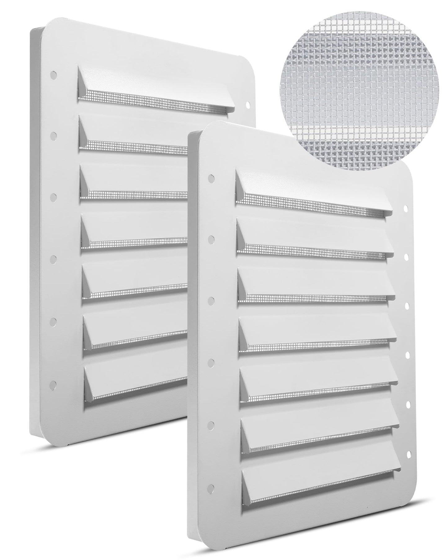 Heavy Steel Shipping Containers Vents with Screens, Increase Air Circulation, Prevents Condensation and Overheating, Suitable for Container Houses, Containers, Offices and Cabins (2-Pack)