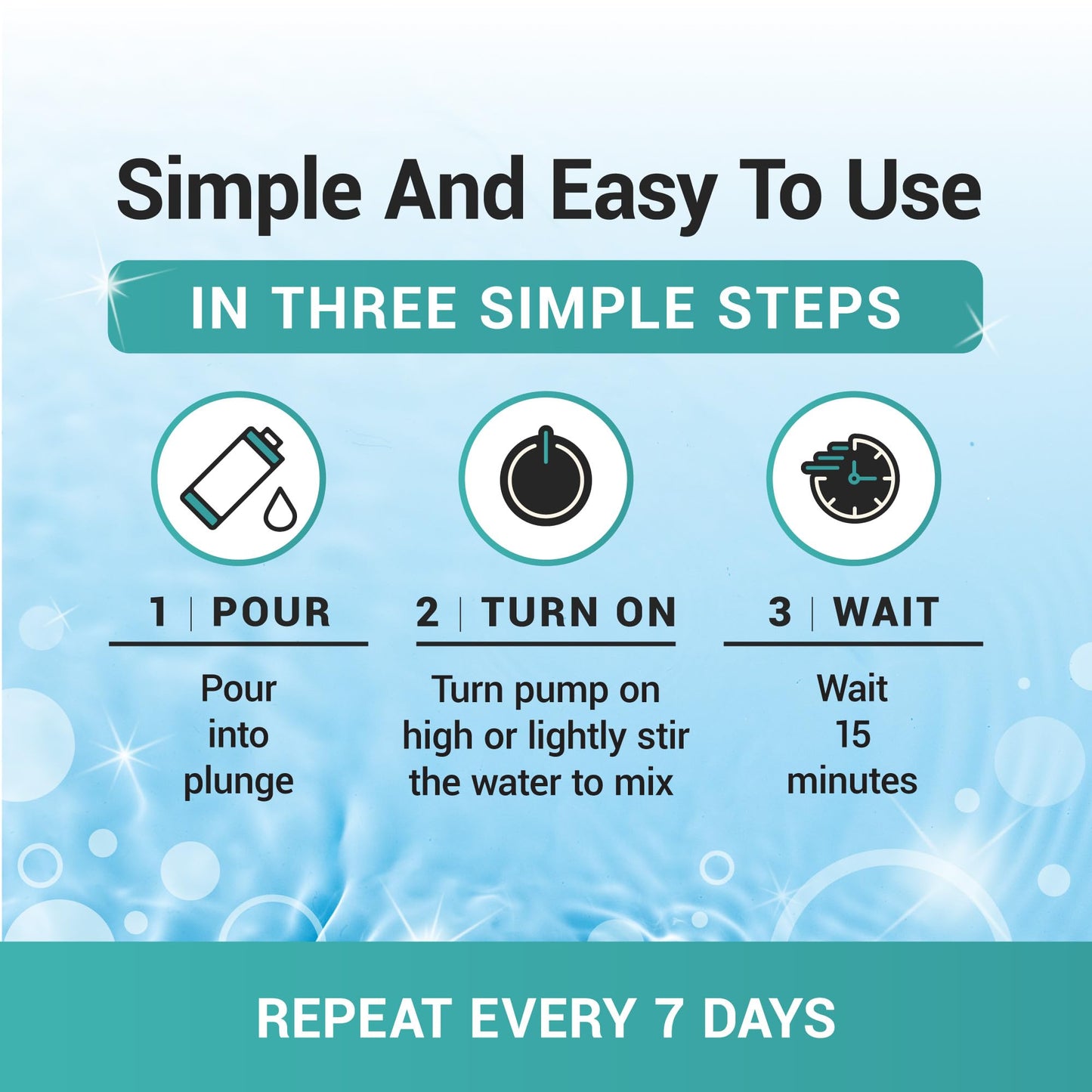 Bio Ouster 3in1 Weekly Cold Plunge Water Treatment - Cleaner, Clarifier, and Softener for Cold Plunge and Ice Bath - Water Stabilizer for Fresh, Crystal Clear Water - Made in USA (32oz)