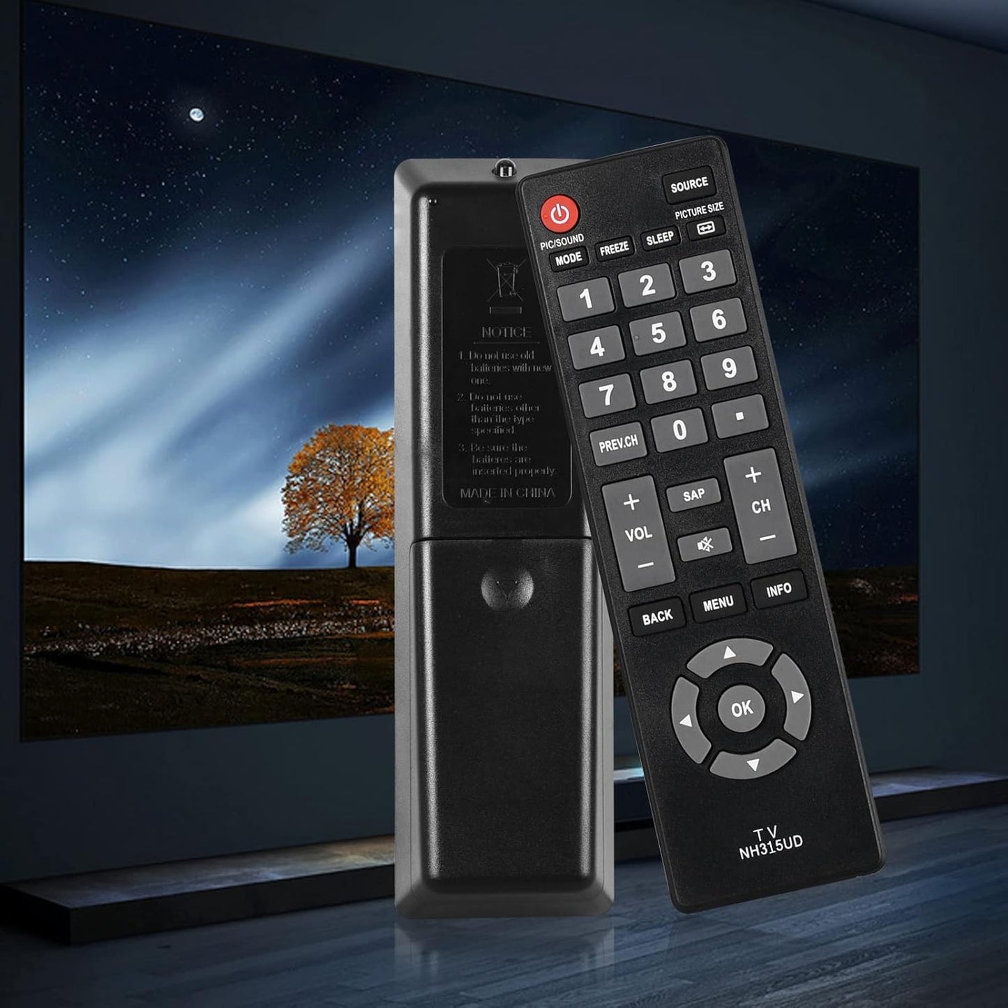 EJotoa NH315UP Universal Replacement Remote Control for Sanyo TV