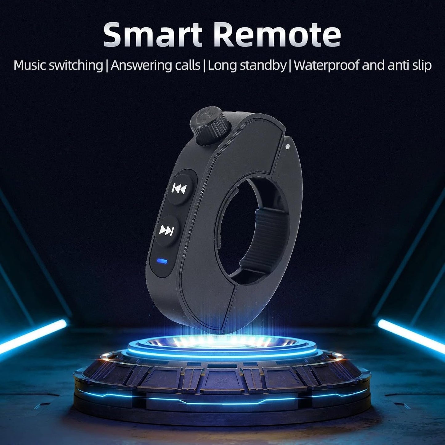 MLKOSS Bluetooth Media Button Remote Wireless Handlebar Remote Controller for Car Bike Motorcycle new