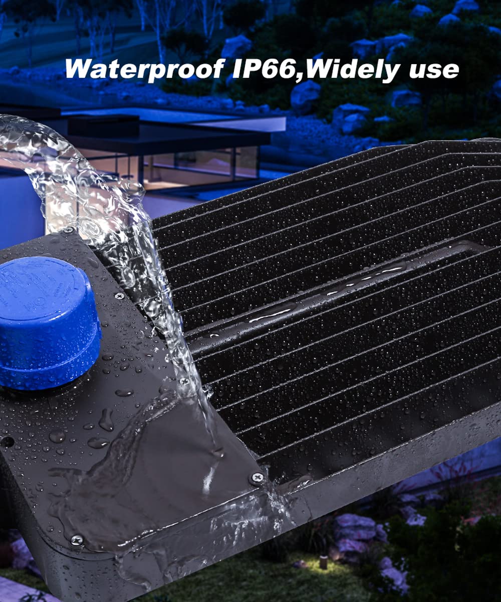 ledmo 200 Watt LED Parking Lot Light - 26,000 Lumen - 5000K Bright White - Slip Fit - with Photocell - Brown Housing